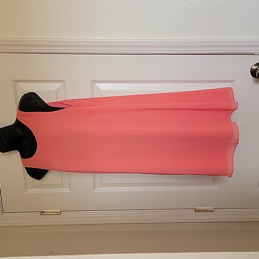 Vince Camuto peach colored dress size 12